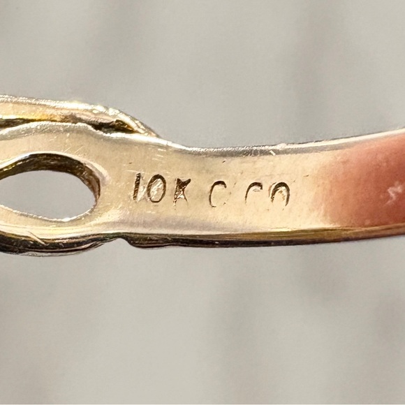 Vintage 10K Black Hills Gold Amethyst Heart Ring, Size 6.5 Solitaire, Coleman Co - Picture 15 of 16